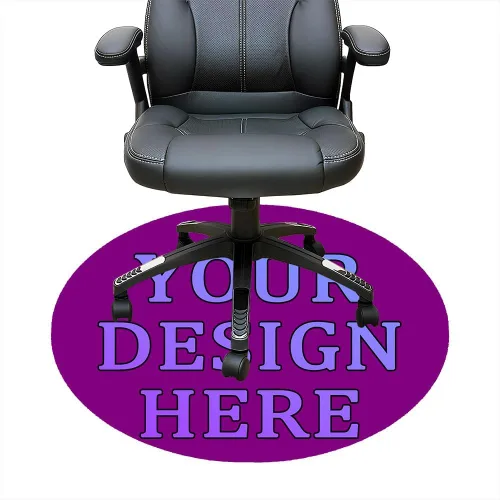 Vista 56 de Tapete redondo personalizado para silla de escritorio de oficina, diseño de tu propio logotipo de foto, texto, alfombrillas circulares