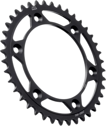 Vista 25 de JT Sprockets 38T Piñón trasero de aluminio, Acero, Negro