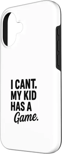 Vista 2 de I Can’t My Kid Has A Game Funny Parent Design Case for iPhone 16