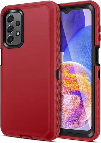 Vista 18 de Jiunai Funda para Samsung A16, a prueba de golpes, antipolvo, protección resistente, de doble capa, borde elevado, para exteriores, híbrida