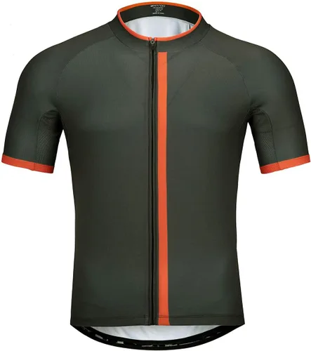 Vista 3 de wantdo Camisetas de ciclismo para hombre, camisetas de ciclismo de montaña MTB Jersey de manga corta Camisetas de ciclismo transpirable de secado
