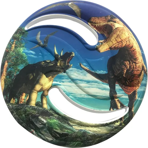 Vista 12 de Aeromax Paquete de 2 discos voladores de espuma con platillo de dinosaurio (FD-C)