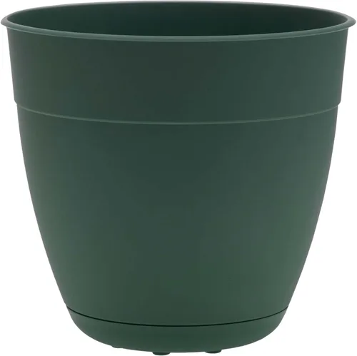 Vista 12 de Bloem Dayton - Maceta con platillo: 12 pulgadas, maceta de plástico 100% reciclado, platillo extraíble, patas elevadas, para uso en interiores