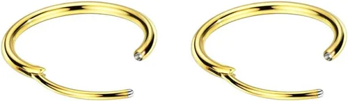 Vista 9 de FANSING Aretes de aro para mujer, aretes de aro de cartílago de moda, aretes de acero quirúrgico para hombre
