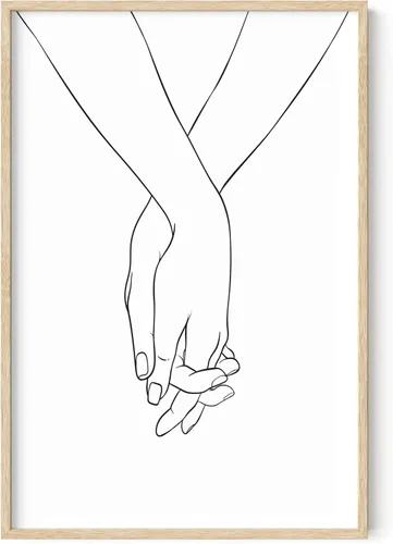 Vista 66 de HAUS AND HUES Arte de pared minimalista - Dibujo moderno de líneas abstractas, impresión de boceto femenino simple, obra de arte para el hogar
