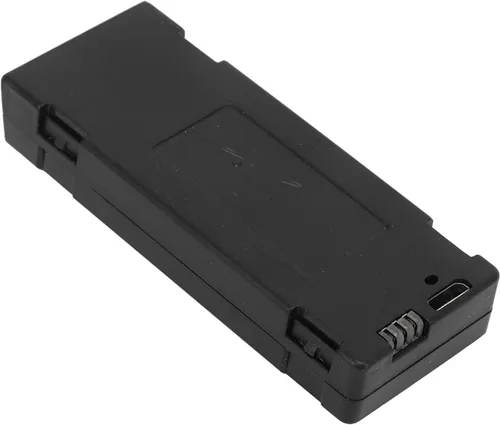 Vista 7 de Drone batería de litio de larga duración 3.7 V 1800 mAh para E88 E525 PRO aviones de control remoto negro