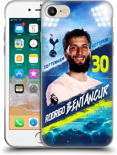 Vista 60 de Head Case Designs Officially Licensed Tottenham Hotspur F.C. Cristian Romero 2023/24 First Team Gel Case [Military Grade] Compatible with Apple