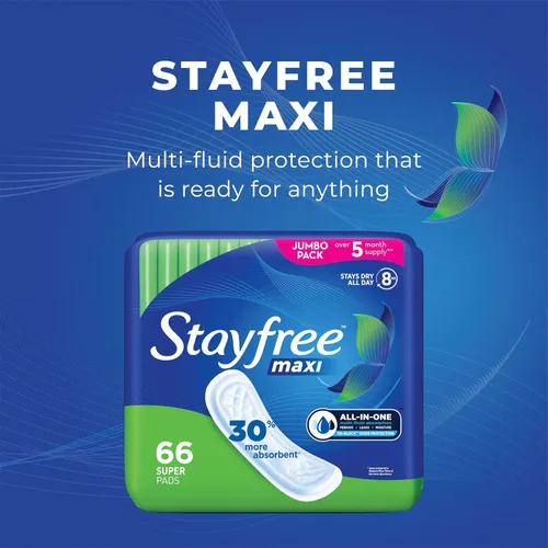 Vista 11 de Toallitas Maxi de Stayfree, X07023, 66 unidades, 1, 1
