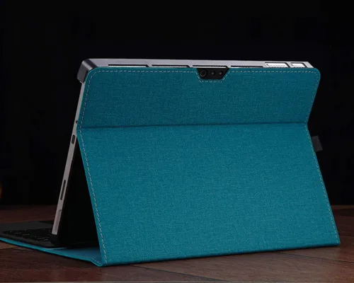 Vista 6 de Funda protectora para Microsoft Surface Pro 7 / Pro 6 / Pro 5 / Pro 4 con soporte para bolígrafo, cubierta delgada de poliéster de múltiples