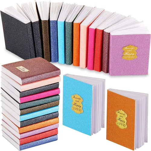 Vista 8 de Skylety 24 piezas de libros en miniatura para casa de muñecas a escala 1:12, libros variados para casa de muñecas en miniatura, accesorios para casa