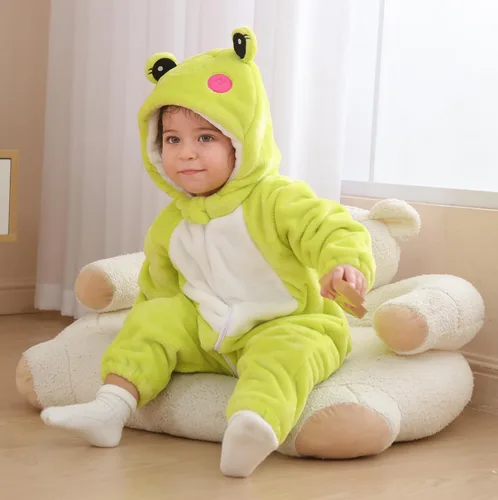 Vista 5 de CuteOn Toddler Onesie Halloween Baby Costumes Romper 3M-4Y Verde