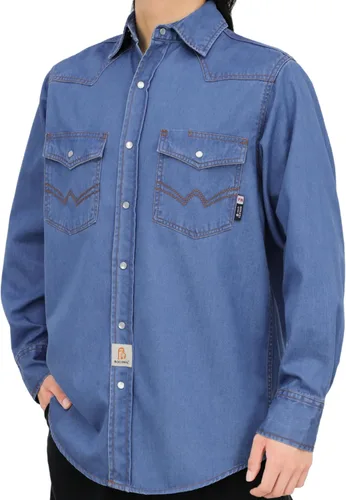 Vista 10 de BOCOMAL Camisas FR 6.25oz Camisas de soldadura ligeras resistentes al fuego Camiseta retardante de fuego para hombres