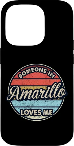 Vista 17 de iPhone 16 Someone In Amarillo Loves Me City US USA Case