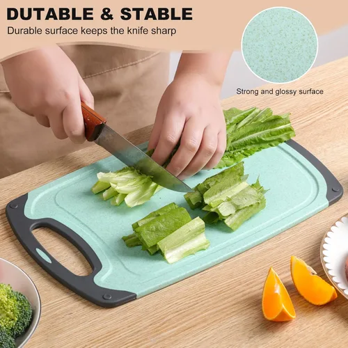 Vista 10 de Juego de tablas de cortar de cocina de 3 piezas, aptas para lavavajillas