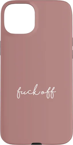 Vista 9 de Funda para iPhone 16 Dusty Rose Fuck Off Divertida manuscrita a mano con refranes sarcásticos groseros