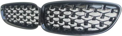 Vista 2 de Un par de diamantes estilo coche parachoques delantero riñón parrilla parrilla para BMW Z4 E89 2009-2016 auto accesorios coche styling decoración