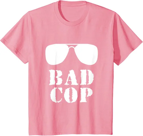 Vista 57 de Bad Cop Funny Police - Camiseta a juego para padre e hijo, Negro, S
