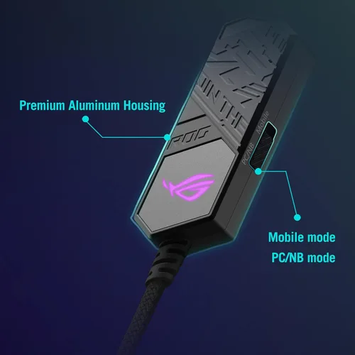Vista 6 de ASUS ROG Clavis USB-C Gaming DAC