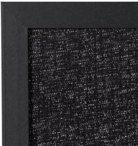 Vista 3 de MasterVision Tablero de anuncios, 18 x 24 pulgadas, tablero de mensajes de tela oscura, marco de MDF negro