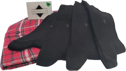 Vista 4 de anatolian Calcetines de vestir naturales, cómodos, suaves, elegantes, fabricados en Turquía para hombres y mujeres, vestido o calzado casual