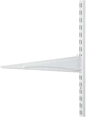 Vista 2 de ClosetMaid 2853 ShelfTrack Soporte de estante con bloqueo de 12 pulgadas, color blanco, cantidad 6