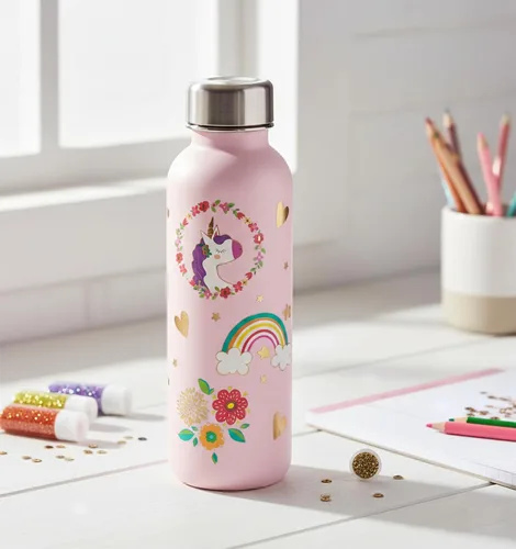 Vista 4 de PapaKit Unicorn and Friends - Juego de 36 tatuajes falsos temporales, 18 hojas envueltas individualmente Recompensa de regalo de fiesta