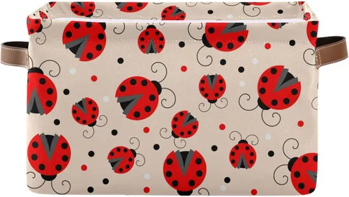 Vista 9 de senya Cesta de almacenamiento para ropa, 2 unidades, grande, plegable, rectangular, de tela, para lavandería, plegable, de dibujos animados, lindo