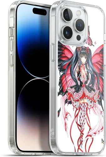 Vista 17 de Head Case Designs Officially Licensed Nene Thomas Amber with Fairy Cat Fairies Gel Case [Military Grade Protection] Compatible with Apple iPhone 13