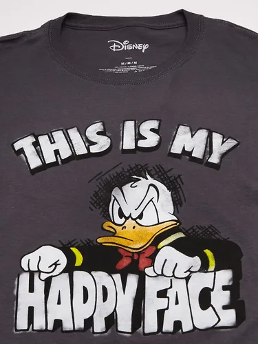 Vista 2 de Disney Mad Donald Duck Face - Camiseta para hombre