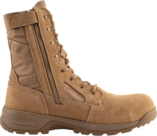 Vista 7 de Belleville BV508ZCT - Botas de seguridad compuestas para hombre, 8 pulgadas, ligeras, con cremallera lateral