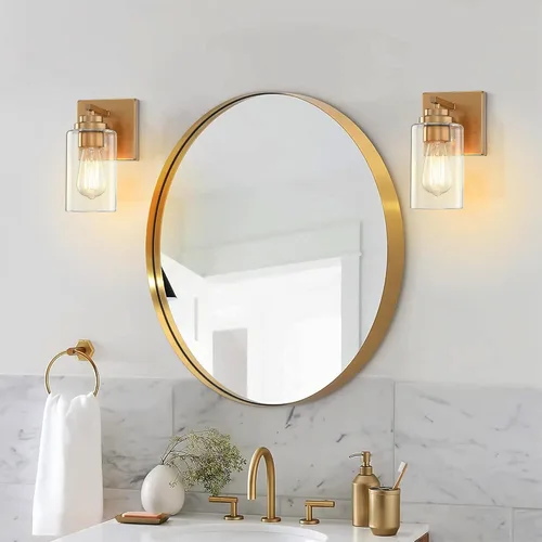 Vista 6 de Pia Ricco Juego de 2 apliques de pared, lámparas de pared para mesita de noche con interruptor giratorio para dormitorio, accesorios de iluminación