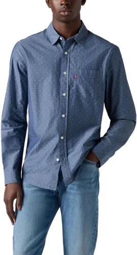 Vista 31 de Levi's - Camisa clásica de manga larga con 1 bolsillo con botones para hombre Caviar