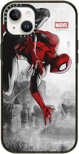 Vista 99 de CASETiFY Funda para iPhone Air, compatible con MagSafe Marvel VS CoLab Protección contra caídas de grado militar 4x de 8.2 pies Funda Capitán