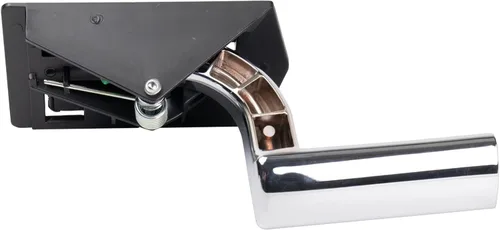 Vista 163 de TRQ Manija de puerta interior delantera izquierda cromada y negra para el lado del conductor compatible con Ford F-150 2012-2014