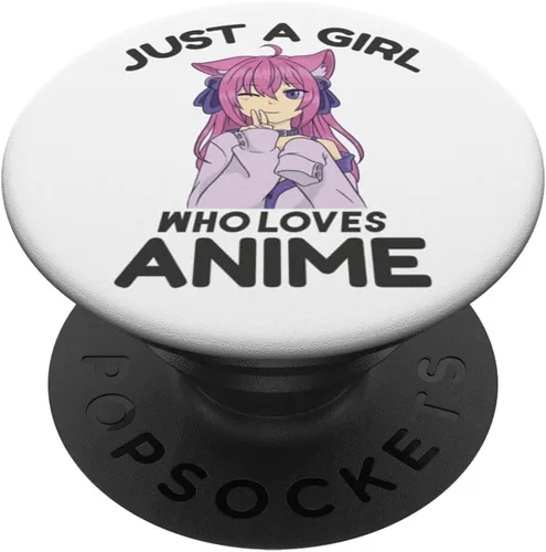 Vista 6 de Solo una chica que ama Anime PopSockets MagSafe PopGrip para iPhone