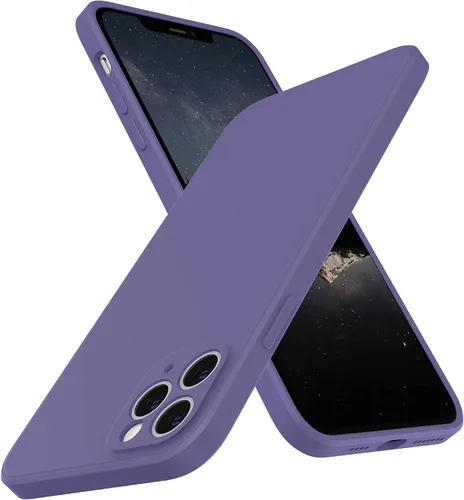 Vista 15 de SURPHY Funda de diseño para iPhone 11 Pro Max con protección para cámara, diseño de borde recto, silicona líquida delgada, piedra