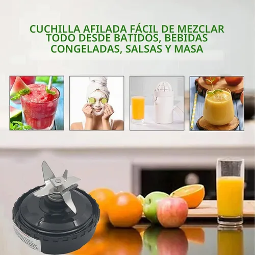Vista 6 de Conjunto de cuchilla extractor de 6 aletas para Ninja de 16 onzas, compatible con Nurti Ninja BL660 BL663 BL663CO BL665Q BL770 BL770A BL771 BL771C