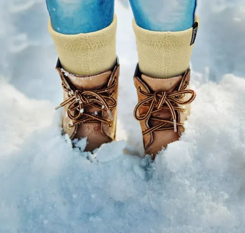 Vista 6 de Calcetines cálidos de forro polar para botas de senderismo forro militar cómodo para hombres y mujeres