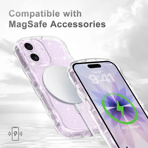 Vista 64 de Pepmune Funda magnética para iPhone 17 Pro Max, color rosa
