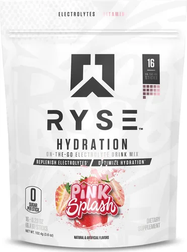 Vista 7 de RYSE Hydration - Paquetes de mezcla de electrolitos en polvo para bebidas – Kool-Aid Grape – electrolitos de espectro completo sin azúcar