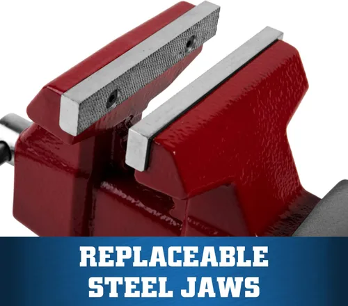 Vista 7 de RIDGID 40195 Tornillo superior Tornillo de cadena de banco y Wilton 4-1/2" Utility Bench Vise Pipe Clamping Tool Bundle
