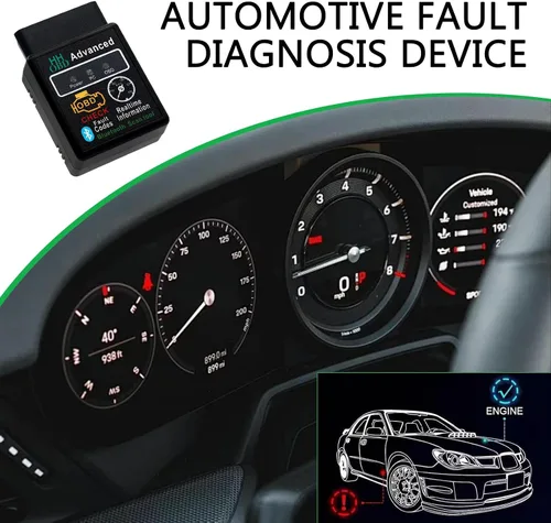 Vista 7 de Herramienta de Diagnóstico Bluetooth OBD2 para Automóvil, Dispositivo Inalámbrico para Reiniciar y Borrar Códigos de Falla, Escáner que Elimina