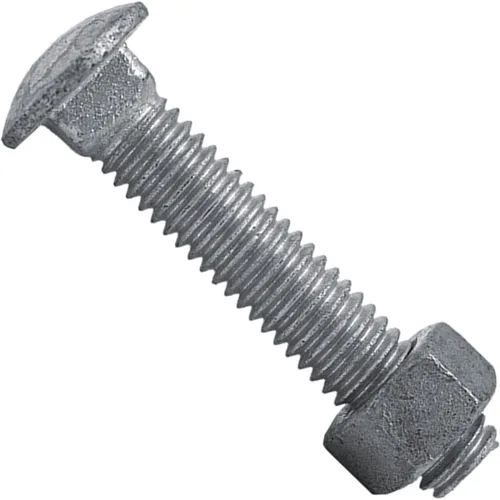 Vista 12 de Pernos de carro 1/4-20 x 3/4 ": Pernos de carro galvanizados a granel para valla (25 piezas)