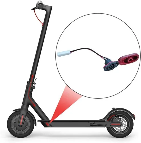 Vista 2 de FEC tech GLDYTIMES - Cubierta de puerto de cargador con línea de carga de repuesto para scooter eléctrico Xiaomi MIJIA M365