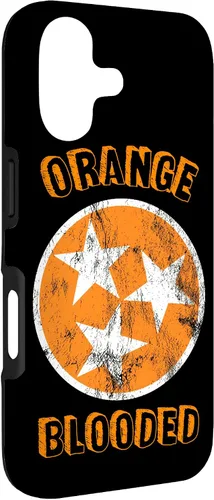 Vista 3 de Tennessee Fan Orange Blooded Vol Sports Fan State Flag TN Case for iPhone 17