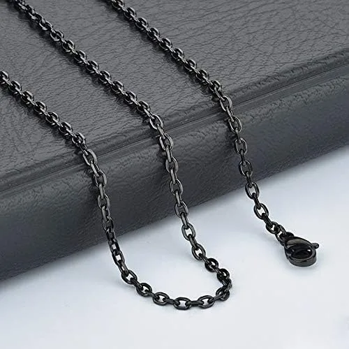 Vista 4 de weikui Joyería de cremación para cenizas, collar de urna de reloj de arena negro, colgantes, cenizas, recuerdo, joyería conmemorativa de cenizas
