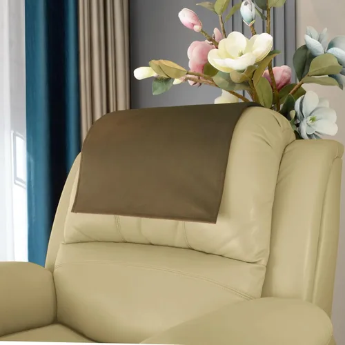 Vista 10 de Funda Antideslizante para Reposacabezas de Fundas de Muebles, Protector de Reposacabezas de Piel Sintética para Silla Reclinable, Funda Protectora