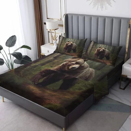 Vista 8 de Sábanas de aguacate tamaño individual – Sábanas kawaii, microfibra suave y bolsillo profundo, sábanas y fundas de almohada estampadas sin arrugas, 3
