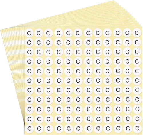 Vista 11 de dealzEpic - Etiquetas adhesivas de papel en blanco writable - 13x38mm