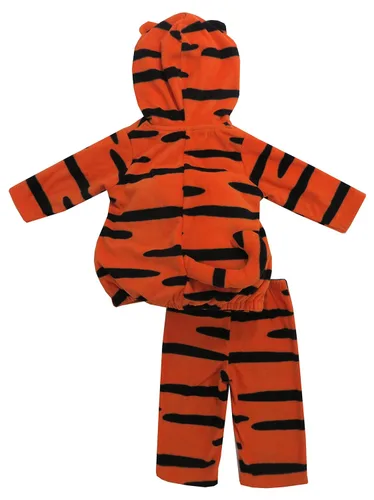 Vista 2 de Dizfraz de bebe para halloween unisex, 6-9 meses, Tiger